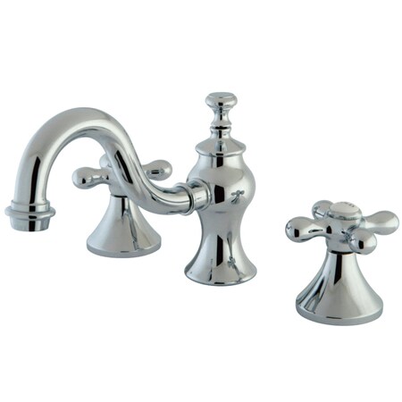 Kingston Brass KC7161AX 8" Widespread Bathroom Faucet, Polished Chrome KC7161AX